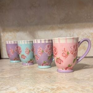 Sweet Olive Jane Adams Vintage Rose Collection mugs